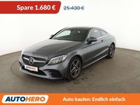 Gebraucht Mercedes C180 156 PS (114 kW) 2019 Selenitgrau Coupé
