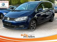 Gebraucht VW Sharan United 150 PS (110 kW) 2020 Blau Van / Kleinbus