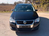 Gebraucht VW Touran 102 PS (75 kW) 2008 Schwarz Van / Kleinbus