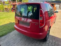 Gebraucht Skoda Roomster 75 PS (55 kW) 2008 Rot Van / Kleinbus
