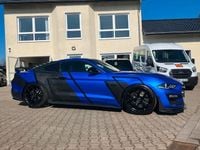 Gebraucht Ford Mustang GT 450 PS (330 kW) 2019 Schwarzmet. / blau foliert Coupé