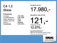 Gebraucht Citroën C4 Shine 131 PS (96 kW) 2022 Lack weiss banquise/typ aussenverkleidun Limousine