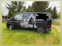 Używany VW Transporter 150 KM (110 kW) 2017 Czarny Van