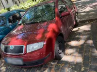 Gebraucht Skoda Fabia 60 PS (44 kW) 2002 Rot Kombi