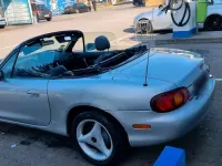 Gebraucht Mazda MX5 110 PS (80 kW) 2000 Silber Cabrio