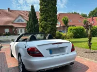 Gebraucht Mercedes SLK200 184 PS (135 kW) 2008 Weiß Cabrio
