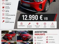 Gebraucht Kia Stonic Edition 7 101 PS (74 kW) 2021 Rot SUV