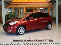 Gebraucht Nissan Note Tekna 90 PS (66 kW) 2013 Rot Kleinwagen