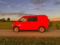 Używany VW Transporter 102 KM (75 kW) 2011 Czerwony Van