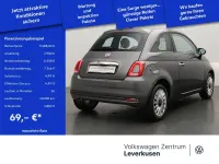 Gebraucht Fiat 500 Lounge 69 PS (50 kW) 2019 Schwarz Limousine