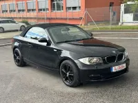 Gebraucht BMW 120 Cabriolet Efficient Dynamics 177 PS (130 kW) 2008 Schwarz Cabrio