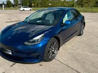 Brugt Tesla Model 3 Long Range AWD 339 kW (462 HK) 2020 Blå Sedan