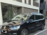 Gebraucht VW Sharan Allstar 150 PS (110 kW) 2016 Schwarz Van / Kleinbus