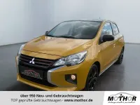 Gebraucht Mitsubishi Space Star Select+ 71 PS (52 kW) 2023 Citringelb / pianoschwarz Kleinwagen