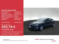 Gebraucht Audi A5 Sportback S-Line 204 PS (150 kW) 2023 Mythosschwarz metallic Kleinwagen