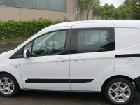 Gebraucht Ford Tourneo Courier 101 PS (74 kW) 2018 Weiß Van / Kleinbus