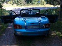 Gebraucht Mazda MX5 110 PS (80 kW) 2001 Blau Cabrio