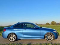 Second-hand BMW 220 Performance 184 CP (135 kW) 2014 Albastru Coupe