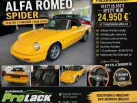 Gebraucht Alfa Romeo Spider 120 PS (88 kW) 1993 Gelb Cabrio