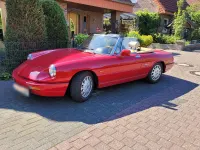 Gebraucht Alfa Romeo Spider 120 PS (88 kW) 1990 Rot Cabrio
