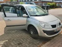 Gebraucht Renault Scénic II 110 PS (80 kW) 2006 Silber Van / Kleinbus