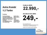 Gebraucht Opel Astra 131 PS (96 kW) 2024 Lack weiss banquise/typ aussenverkleidun Kombi