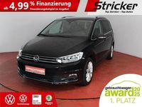 Gebraucht VW Touran Highline 150 PS (110 kW) 2022 Schwarz Van / Kleinbus