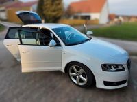 Gebraucht Audi A3 S-Line 160 PS (117 kW) 2009 Weiß Kleinwagen