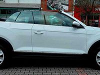 Gebraucht VW T-Roc Cabriolet 150 PS (110 kW) 2021 Weiß Cabrio