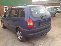Gebraucht Opel Zafira 101 PS (74 kW) 2002 Blau metallic Van / Kleinbus