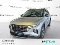 Gebraucht Hyundai Tucson Prime 136 PS (100 kW) 2023 Shimmering silver / dark knigh / met SUV