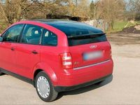 Second-hand Audi A2 75 CP (55 kW) 2002 Roșu Hatchback