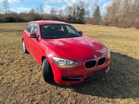 Gebraucht BMW 116 136 PS (100 kW) 2012 Rot Kleinwagen