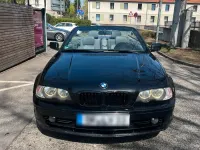 Gebraucht BMW 325 Cabriolet 192 PS (141 kW) 2002 Schwarz Cabrio