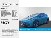 Gebraucht VW ID.3 Pro Performance 150 kW (204 PS) 2020 Makenatürkis metallic/schwarz Kleinwagen