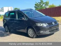 Brugt VW Sharan Highline 150 HK (110 kW) 2017 Sort MPV