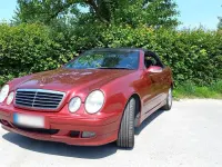 Gebraucht Mercedes CLK230 Avantgarde 197 PS (144 kW) 2000 Rot Cabrio