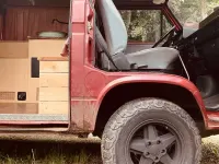 Gebraucht VW T3 95 PS (69 kW) 1991 Rot Van