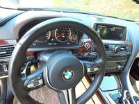 gebraucht BMW M6 Gran Coupe Schwarz/Gold Vollausschattung ,, einmailg "