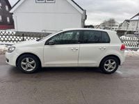 Gebraucht VW Golf VI Style 105 PS (77 kW) 2011 Weiß Kleinwagen