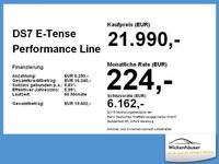 Gebraucht DS Automobiles DS7 Crossback Performance 224 PS (164 kW) 2021 Lack weiss banquise/lackierung SUV