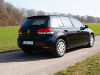 Gebraucht VW Golf VI Trendline 80 PS (58 kW) 2009 Schwarz Kleinwagen