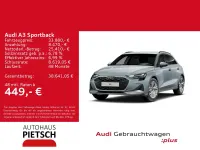 Gebraucht Audi A3 Advanced 204 PS (150 kW) 2025 Pfeilgrau perleffekt Limousine