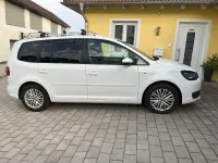 Gebraucht VW Touran Cup 140 PS (102 kW) 2014 Weiß Van / Kleinbus