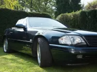 Gebraucht Mercedes SL320 224 PS (164 kW) 2000 Blau Cabrio