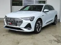 Gebraucht Audi e-tron S-Line 300 kW (408 PS) 2022 Gletscherweiß metallic SUV