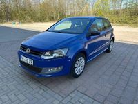 Used VW Polo 90 HP (66 kW) 2010 Blue Hatchback