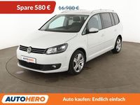 Gebraucht VW Touran Cup 140 PS (102 kW) 2015 Weiß Van / Kleinbus