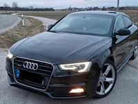 Gebraucht Audi A5 Sportback S-Line 177 PS (130 kW) 2014 Schwarz Kleinwagen