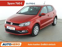 Gebraucht VW Polo LOUNGE 90 PS (66 kW) 2015 Rot Limousine